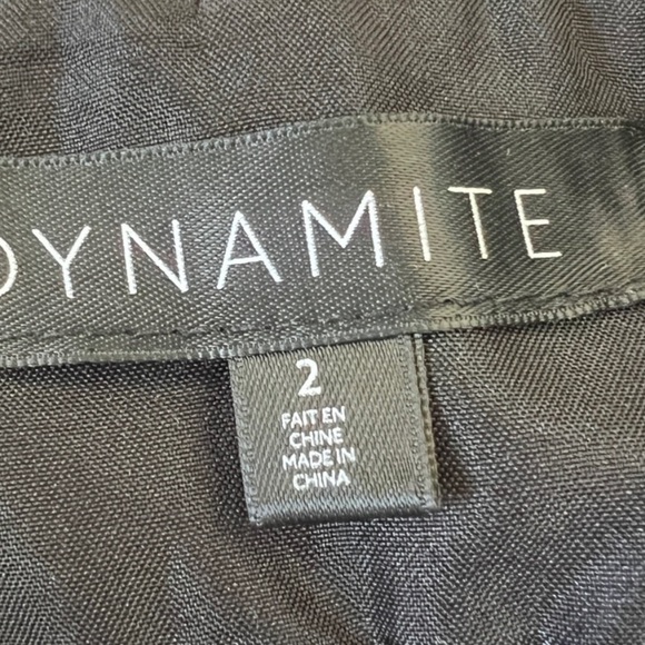 Dynamite Tweed Gold Button Skort - Picture 6 of 6